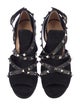 Valentino Rockstud Accents Suede Sandals