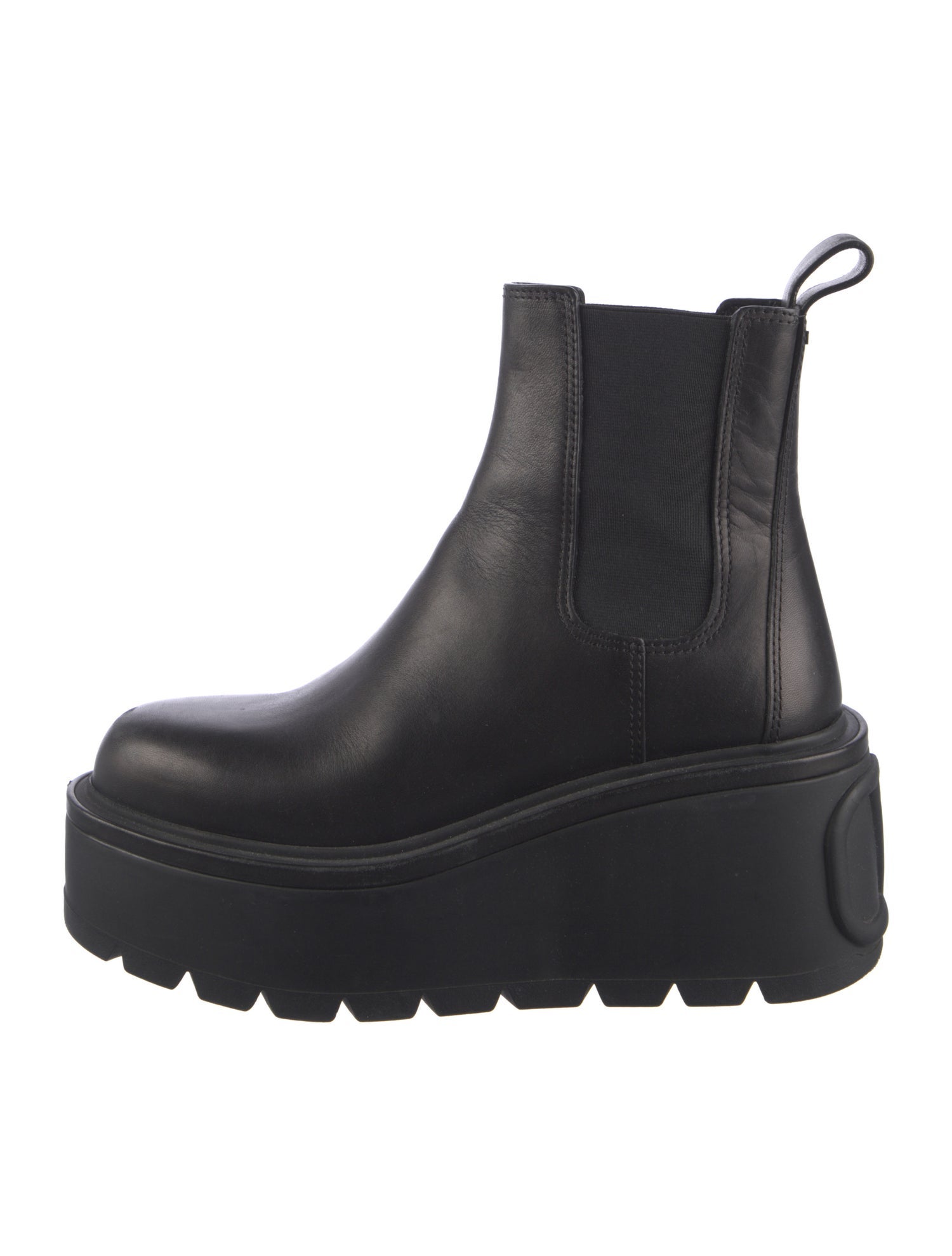 Valentino Leather Chelsea Boots