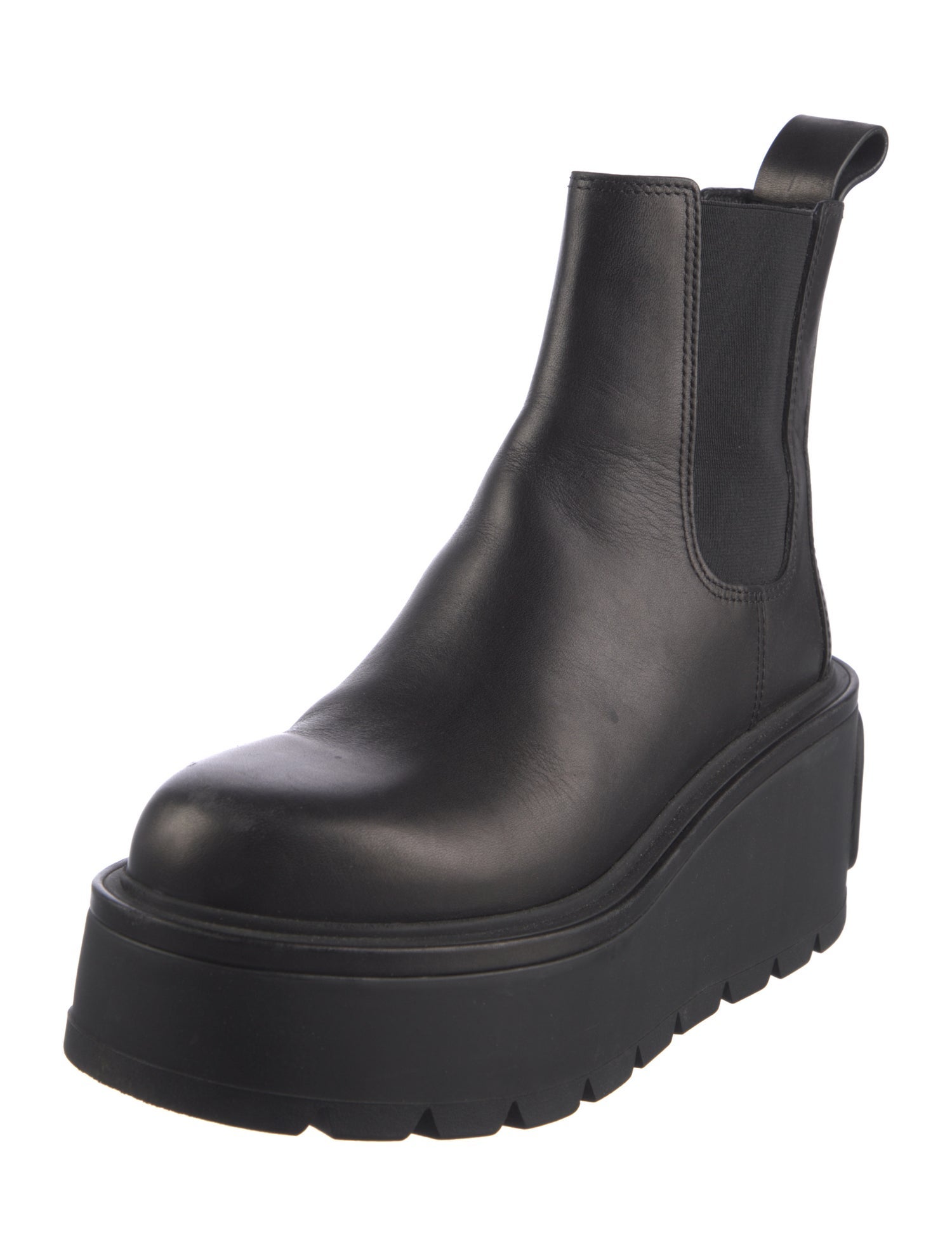 Valentino Leather Chelsea Boots