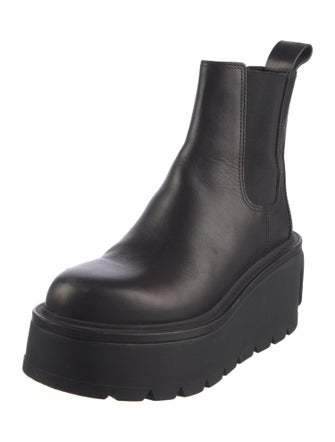 Valentino Leather Chelsea Boots