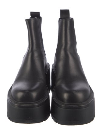 Valentino Leather Chelsea Boots