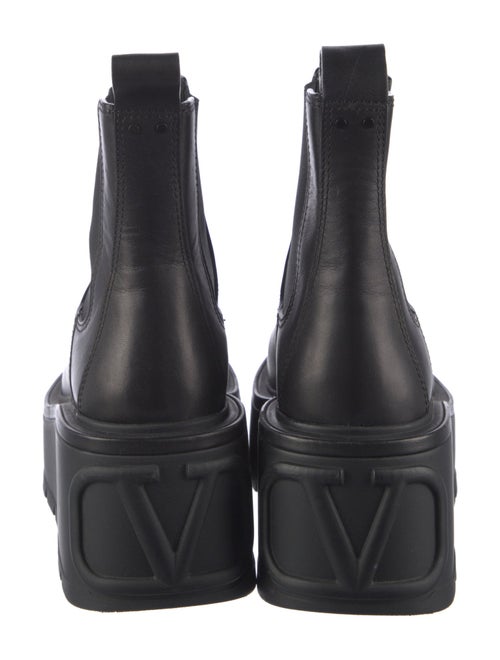 Valentino Leather Chelsea Boots