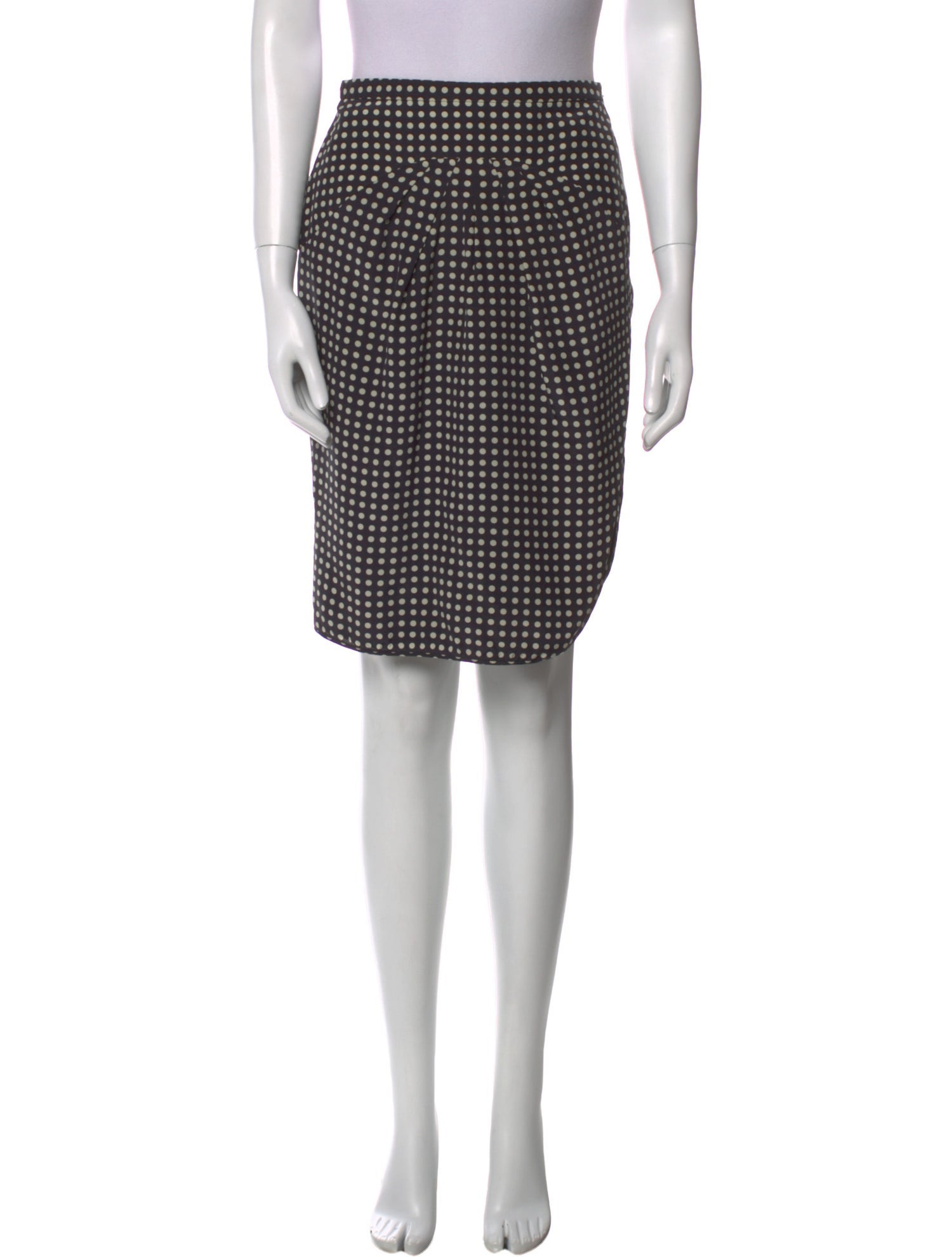 Valentino Silk Knee-Length Skirt