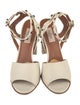Valentino Rockstud Accents Leather Sandals