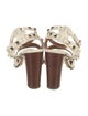 Valentino Rockstud Accents Leather Sandals