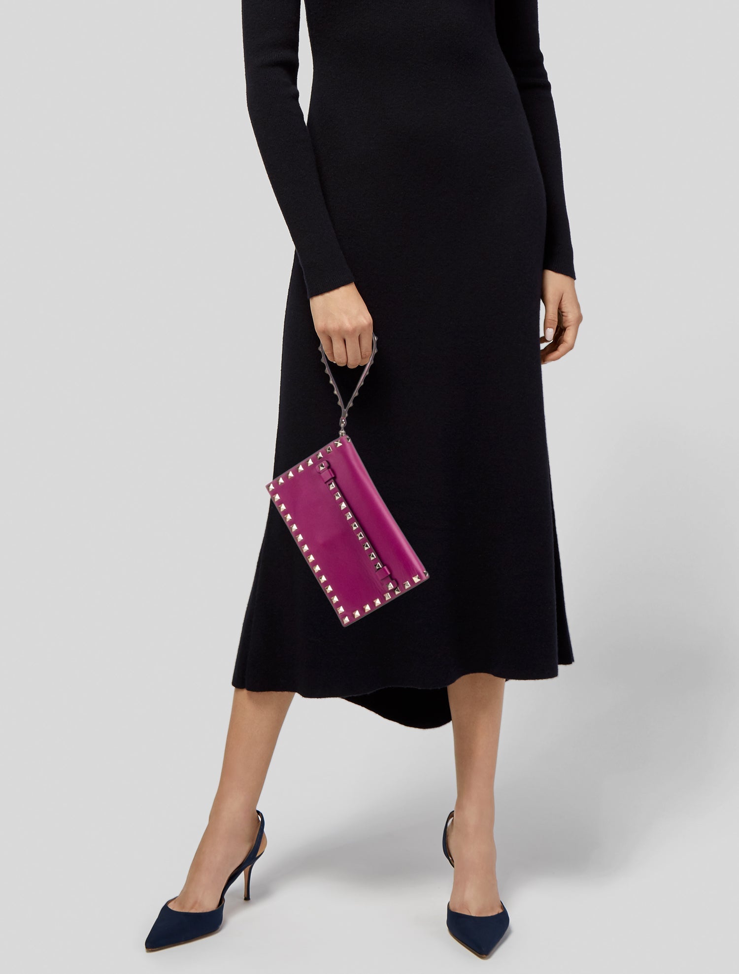 Valentino Rockstud Clutch