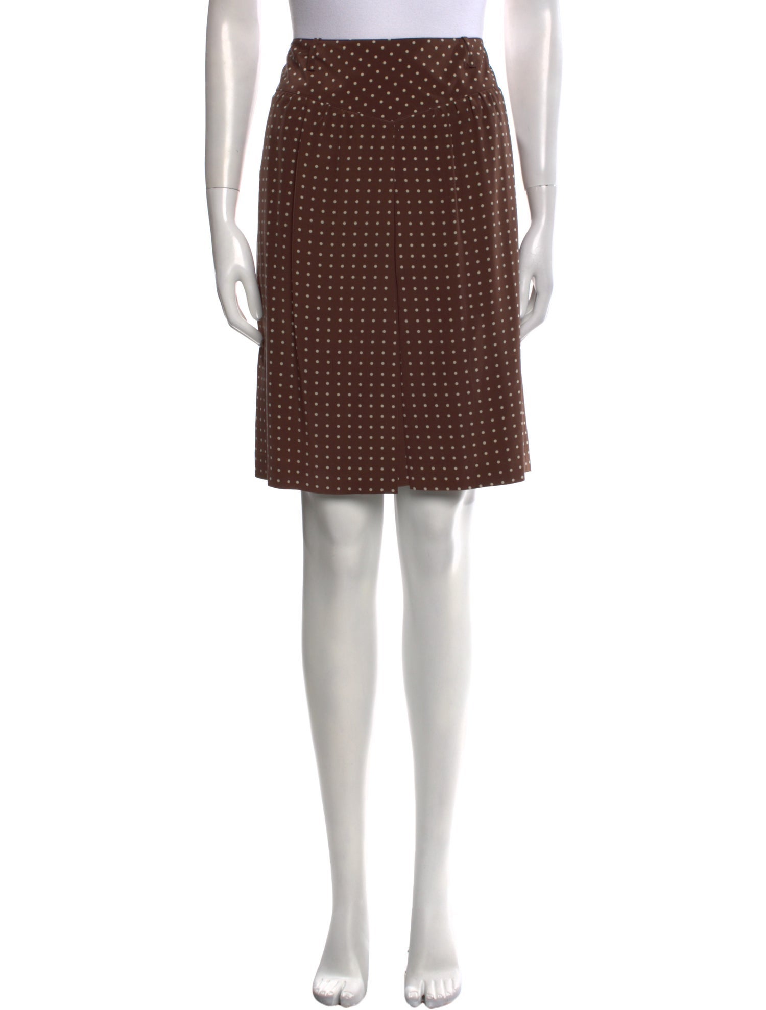 Valentino Silk Knee-Length Skirt