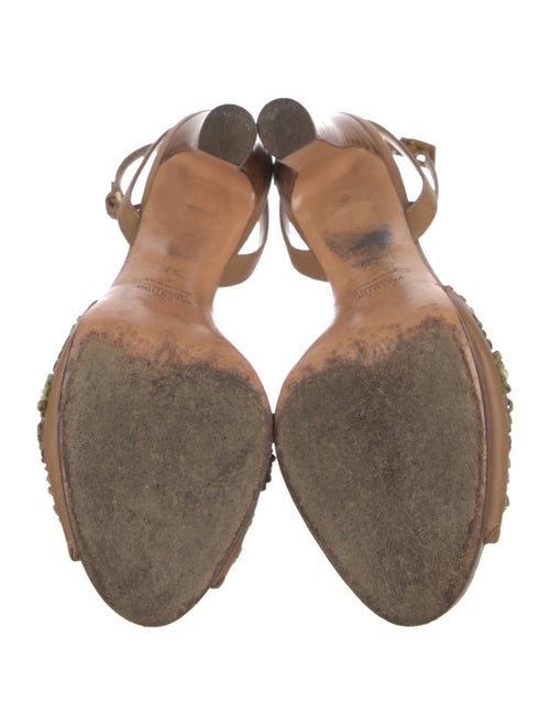 Valentino Leather Colorblock Pattern Slingback Pumps