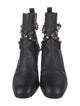 Valentino Rockstud Accents Leather Boots