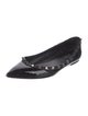 Valentino Rockstud Accents Patent Leather Ballet Flats