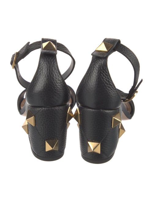 Valentino Rockstud Accents Leather Sandals