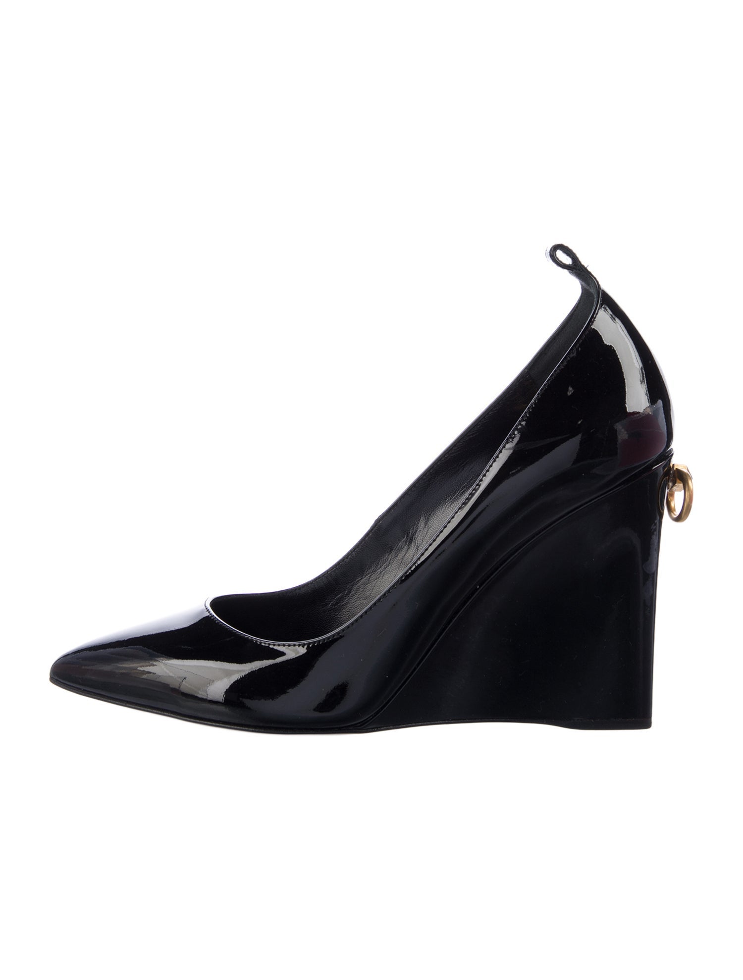 Valentino Rockstud Accents Patent Leather Pumps