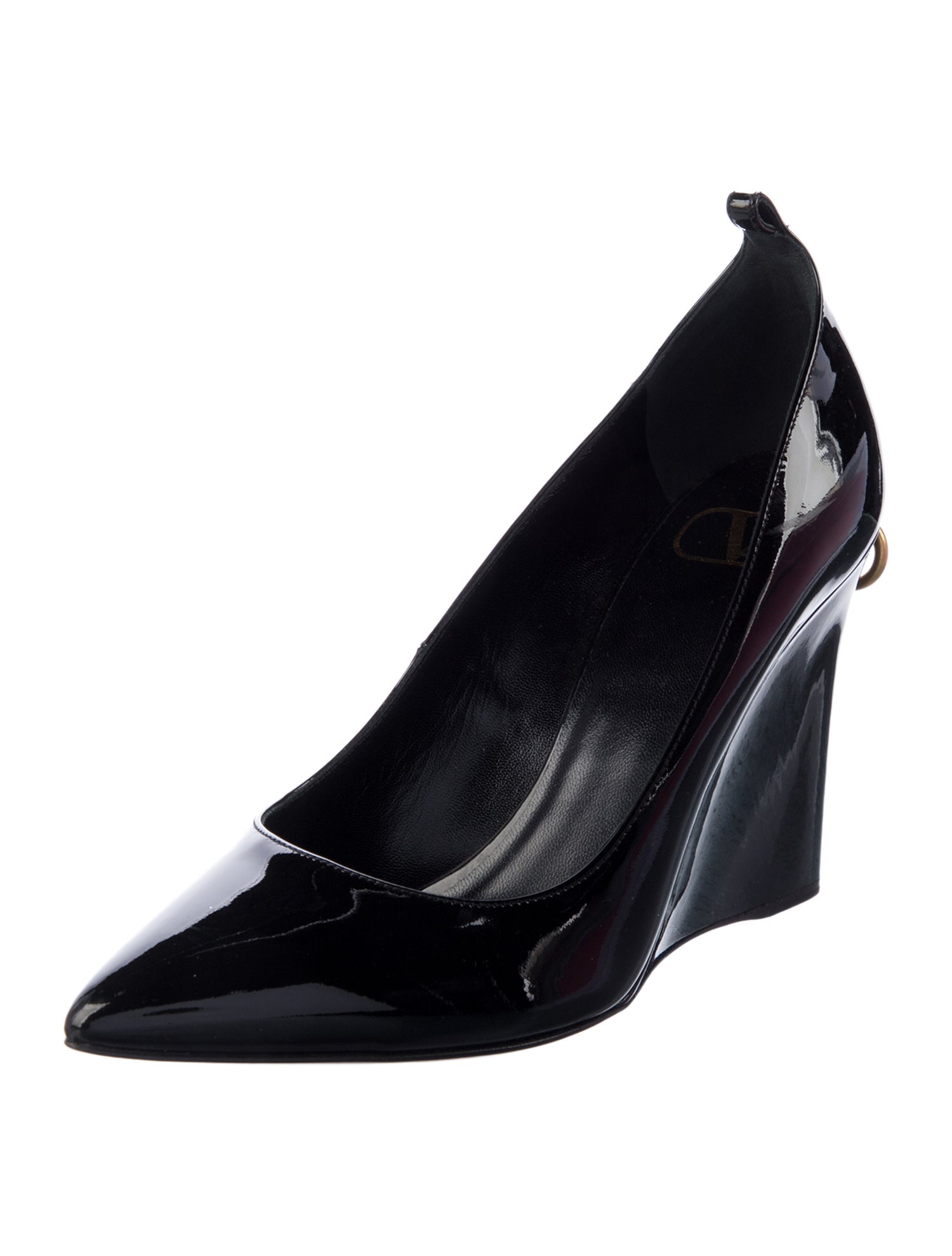 Valentino Rockstud Accents Patent Leather Pumps