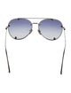 Valentino Aviator Gradient Sunglasses