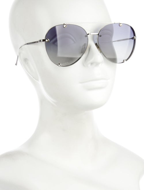 Valentino Aviator Gradient Sunglasses