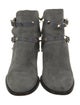 Valentino Rockstud Accents Suede Boots