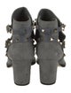 Valentino Rockstud Accents Suede Boots