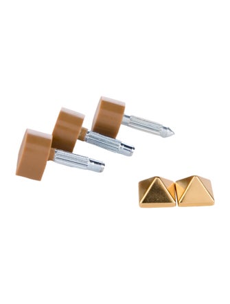 Valentino Rockstud Accents Leather T-Strap Pumps