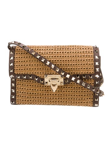 Valentino Shoulder Bags Straw Bag