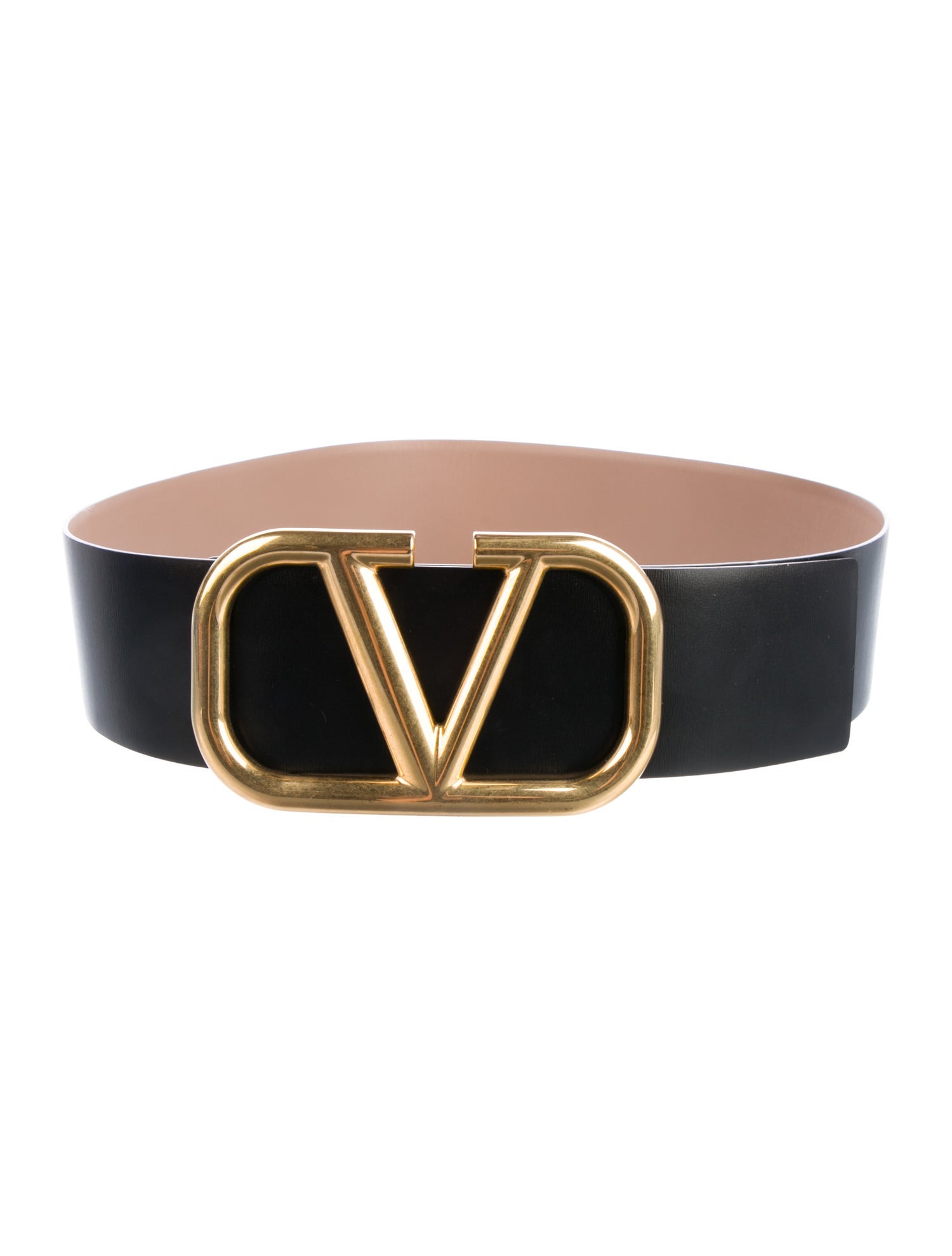 Valentino Wide Leather Belt