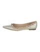 Valentino Rockstud Accents Patent Leather Ballet Flats