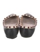 Valentino Rockstud Accents Leather Ballet Flats