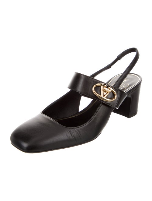 Valentino Leather Slingback Pumps