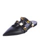 Valentino Rockstud Accents Leather Mules