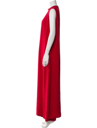 Valentino Silk Mock Neck Jumpsuit