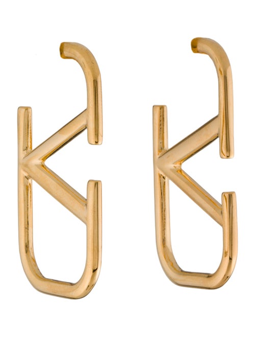 Valentino V Logo Signature Drop Earrings