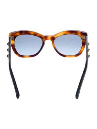 Valentino Rockstud Accents Cat-Eye Sunglasses