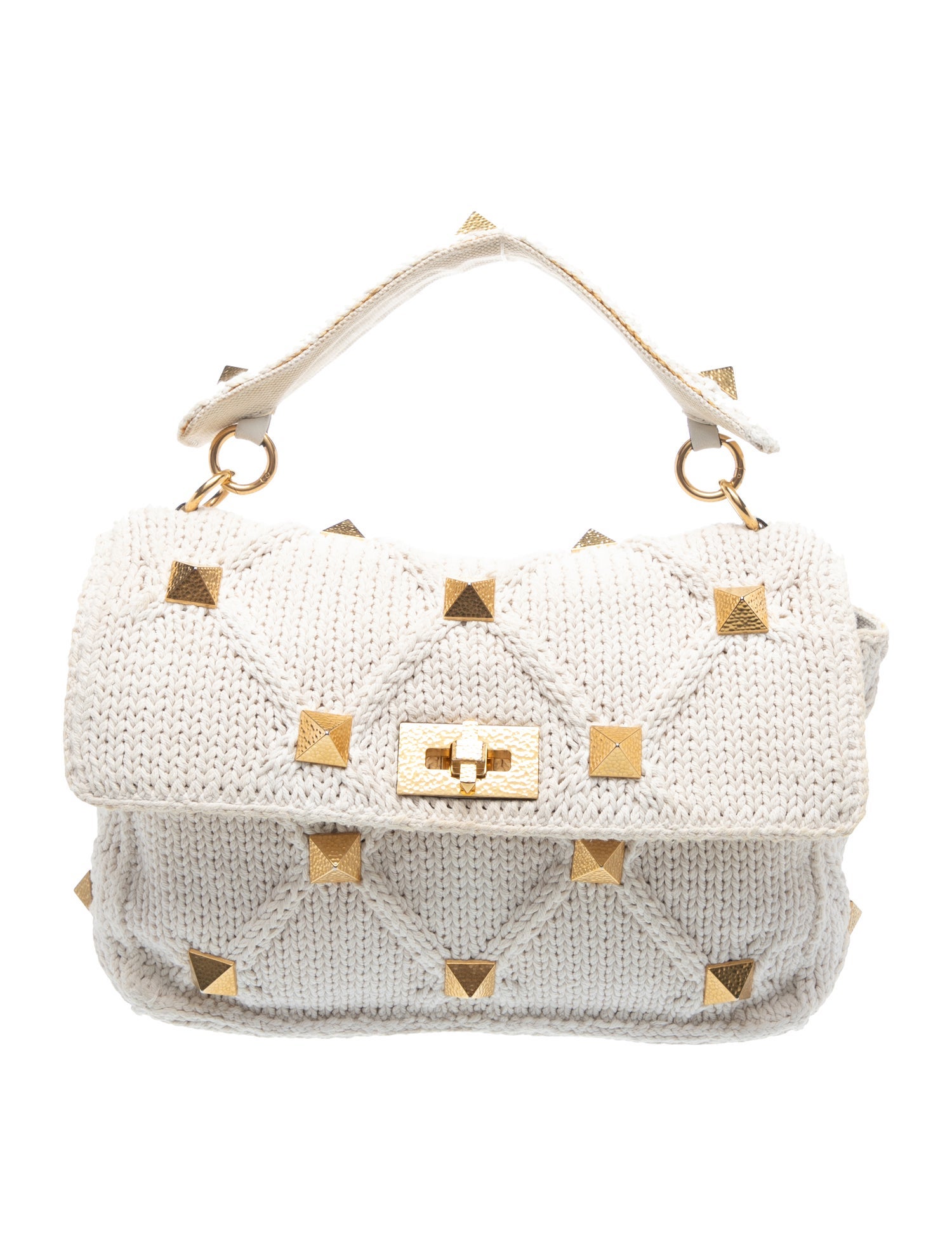 Valentino Rockstud Top Handle Bag