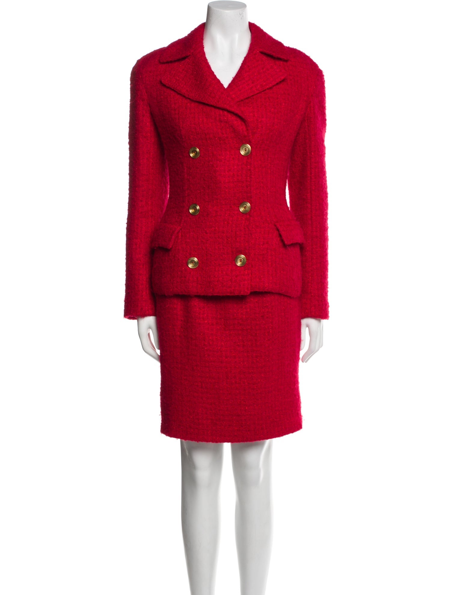 Valentino Vintage Late 1980's - Early 1990's Skirt Suit