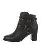 Valentino Rockstud Accents Leather Boots