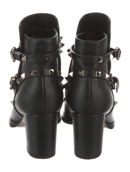 Valentino Rockstud Accents Leather Boots