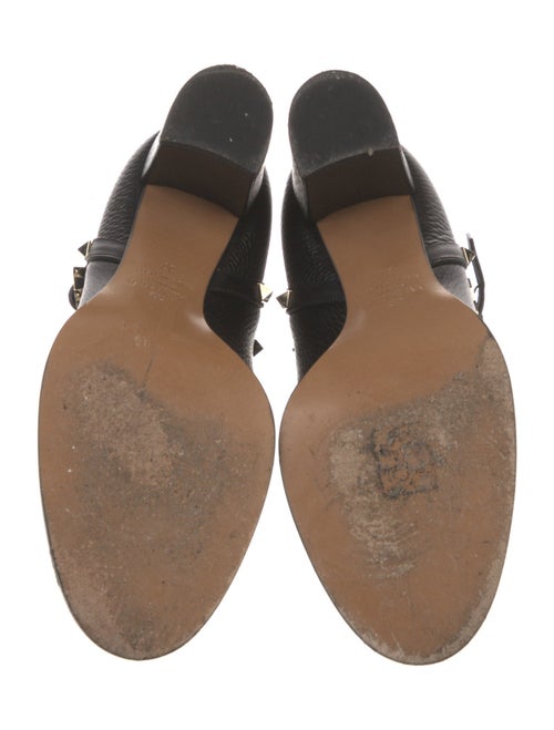 Valentino Rockstud Accents Leather Boots