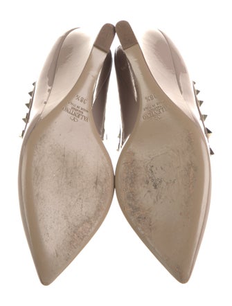 Valentino Rockstud Accents Patent Leather Pumps