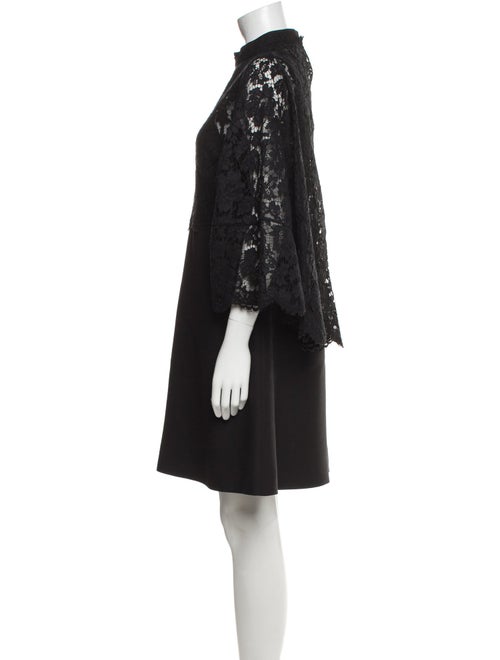 Valentino Lace Pattern Knee-Length Dress