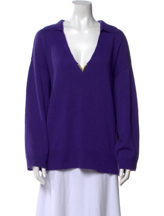 Valentino Cashmere V-Neck Sweater