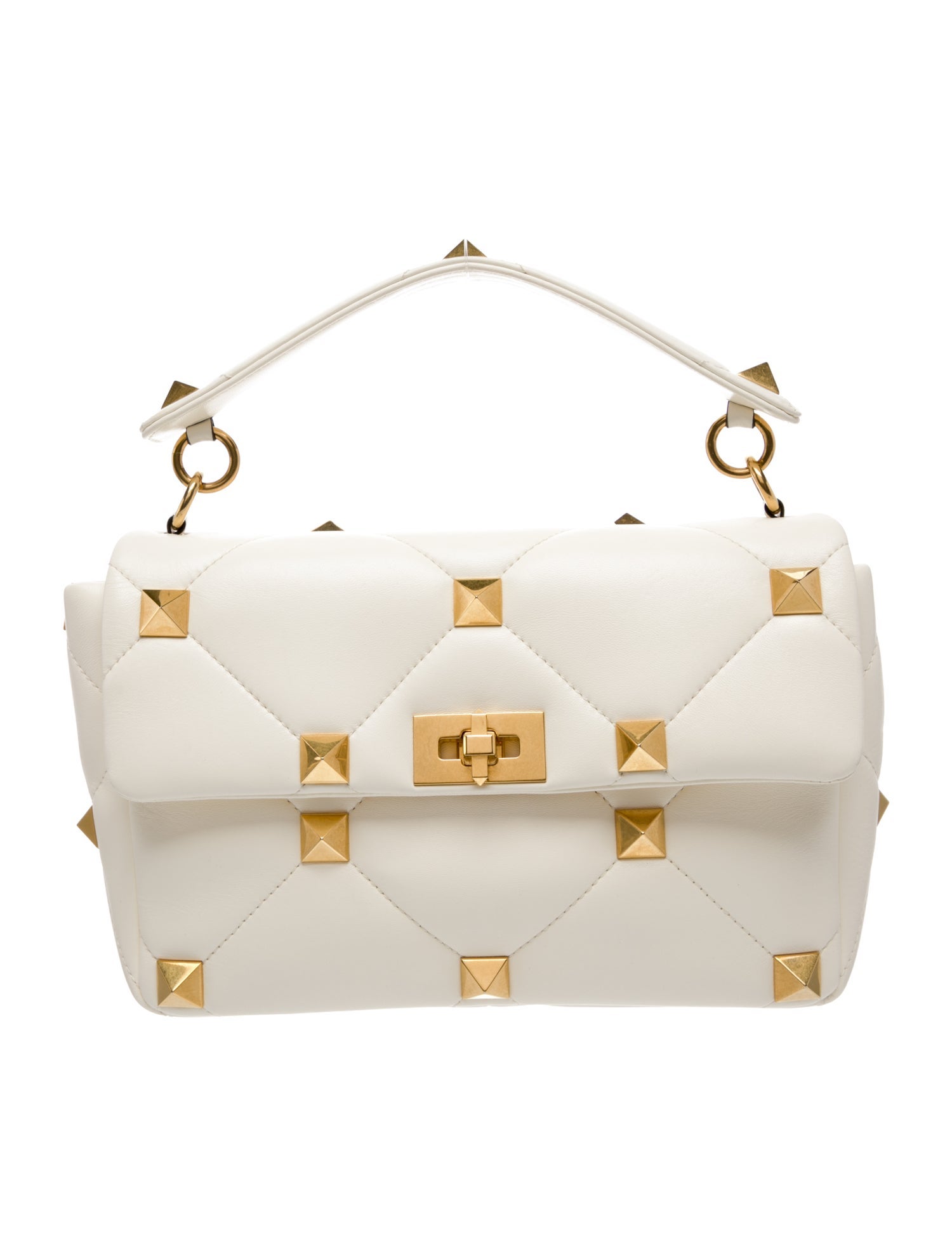 Valentino Roman Stud Top Handle Bag