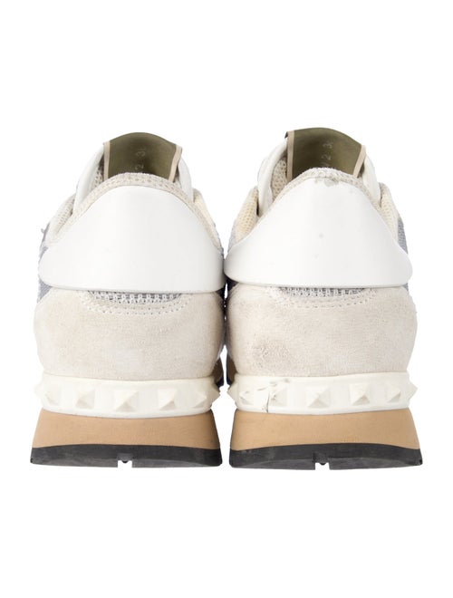 Valentino Rockstud Accents Mesh Athletic Sneakers