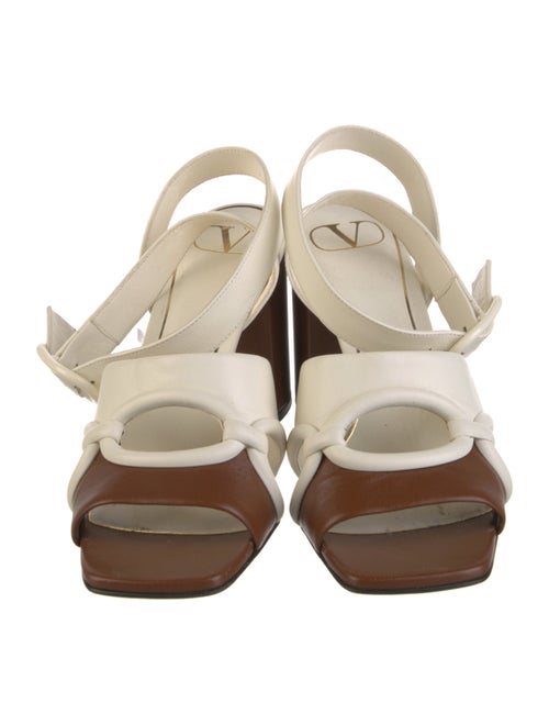 Valentino Rockstud Accents Leather Sandals