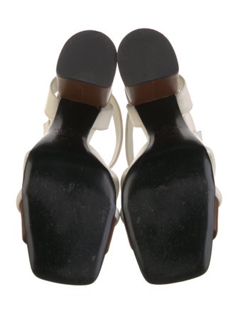 Valentino Rockstud Accents Leather Sandals