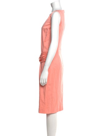 Valentino Bateau Neckline Knee-Length Dress