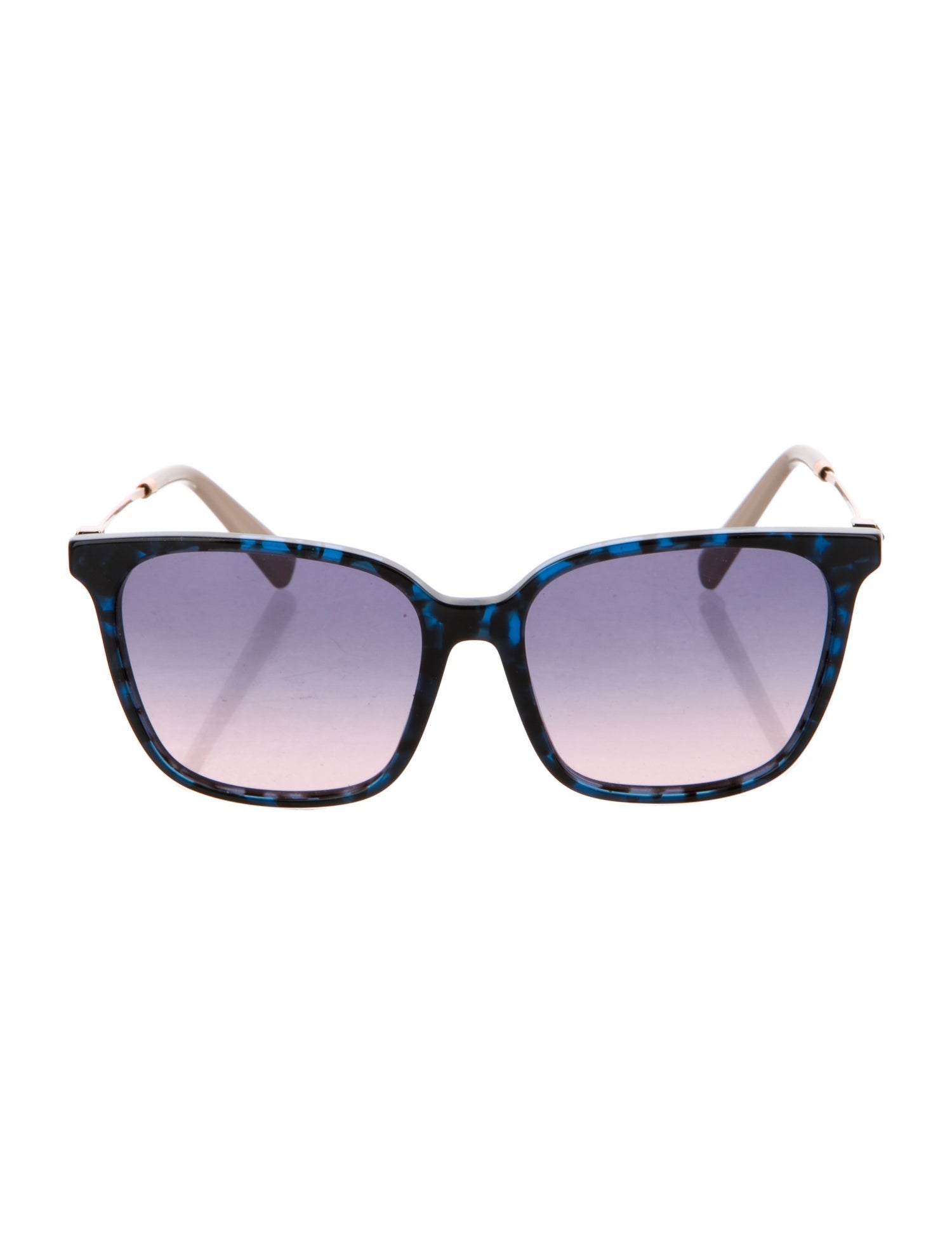 Valentino Rockstud Accents Wayfarer Sunglasses