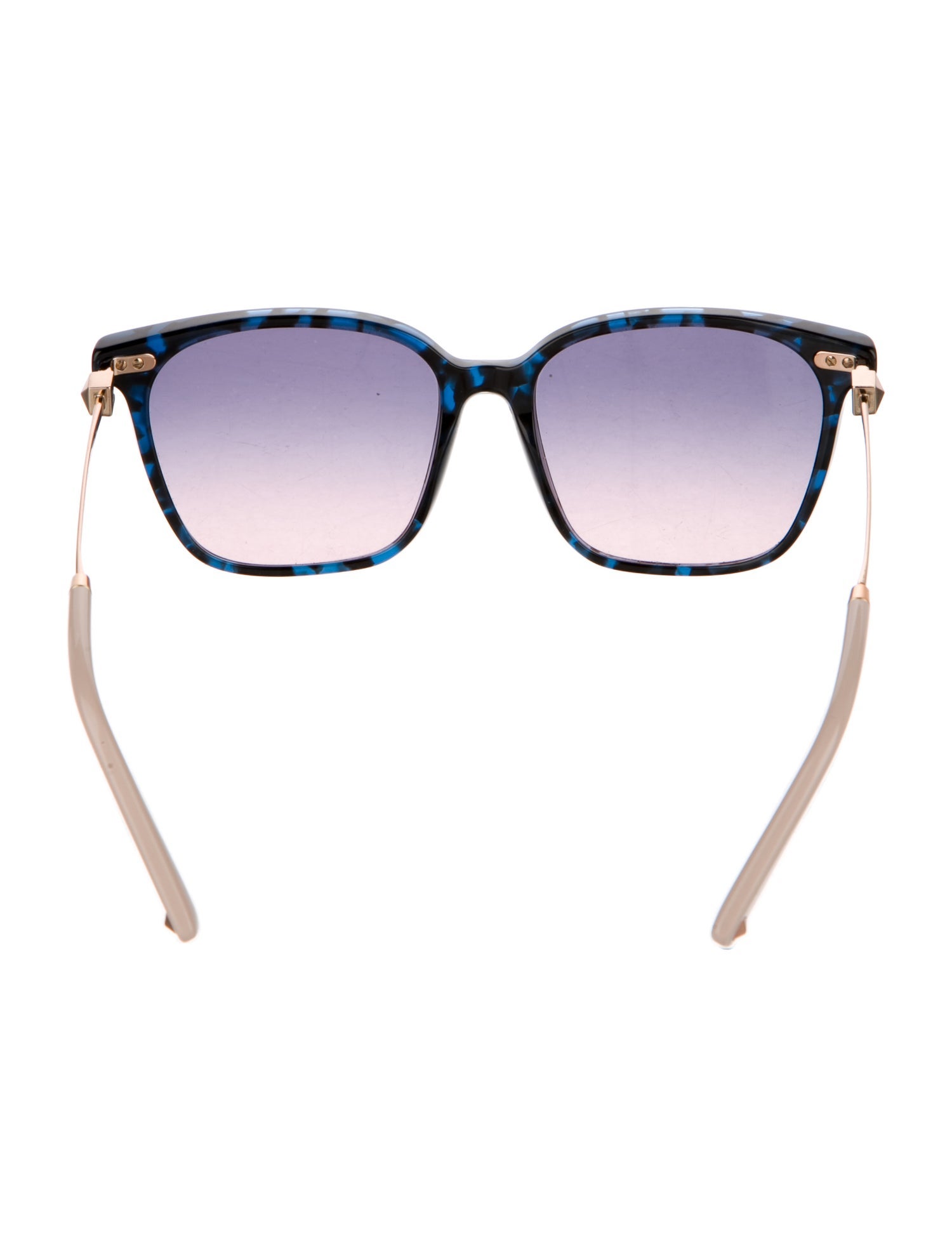 Valentino Rockstud Accents Wayfarer Sunglasses