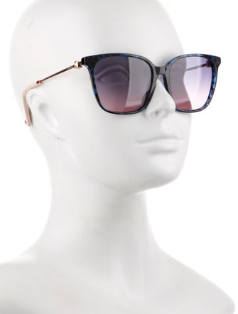 Valentino Rockstud Accents Wayfarer Sunglasses