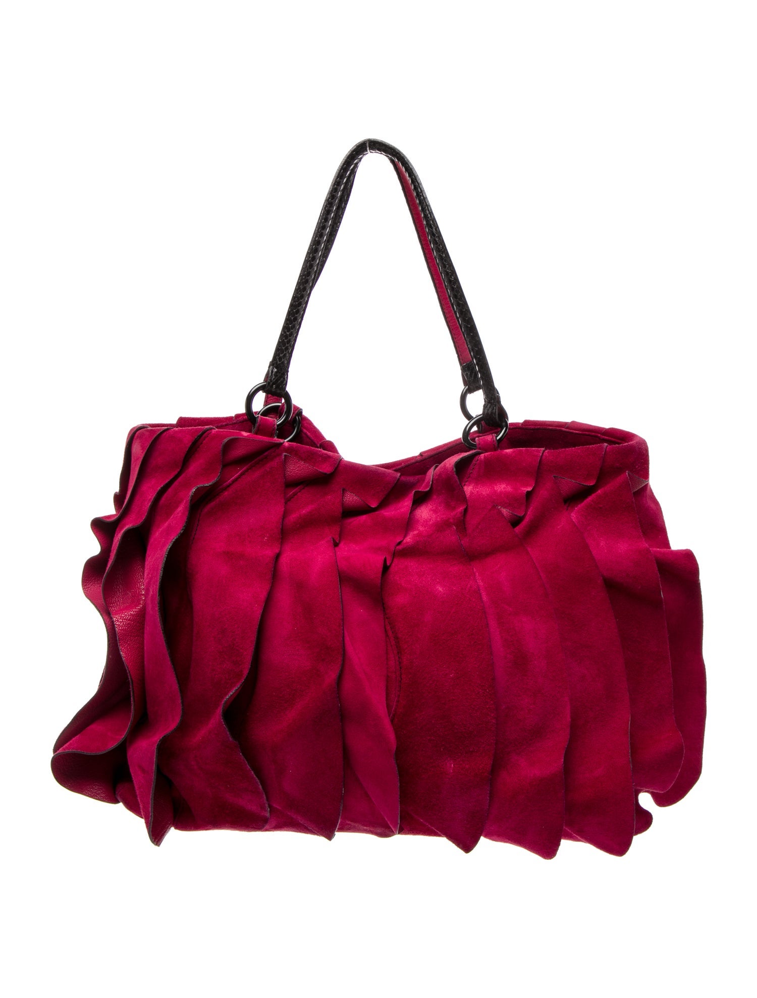 Valentino Suede Weekender Bag