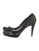 Valentino Lace Lace Pattern Pumps