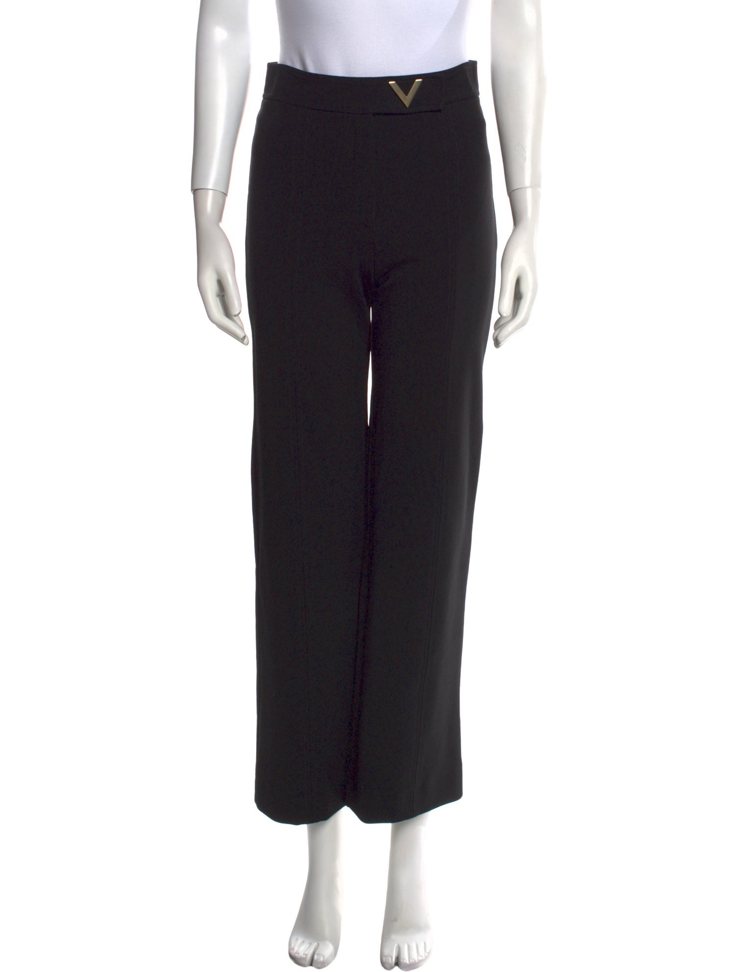 Valentino Virgin Wool Wide Leg Pants